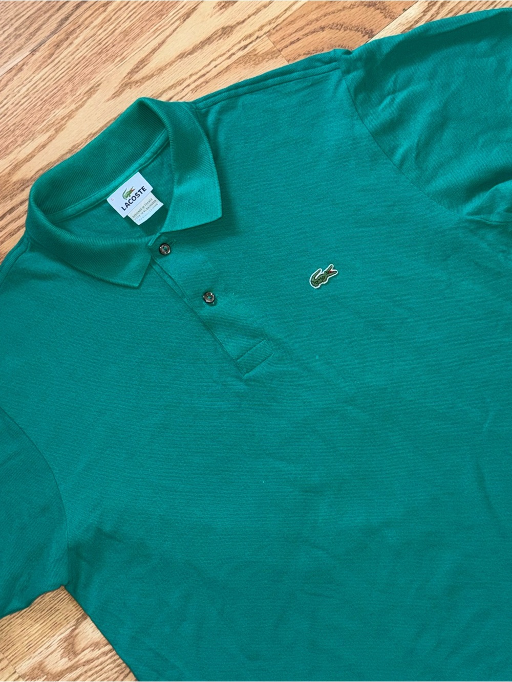 Lacoste Teal-Green Short Sleeve Polo Shirt